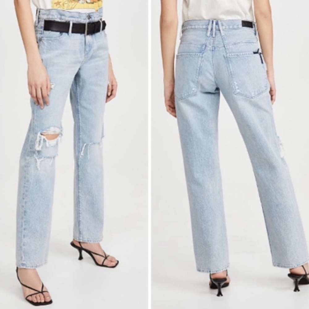 RTA Dexter Half Belt Boyfriend Jeans XS